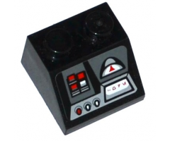 Slope 45 2 x 2 with SW Imperial Shuttle Tydirium Controls Pattern (Sticker) - Set 75094