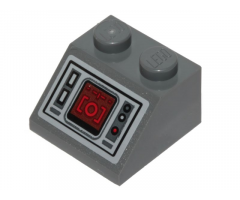 Slope 45 2 x 2 with SW AT-ST Control Panel Pattern (Sticker) - Set 75254