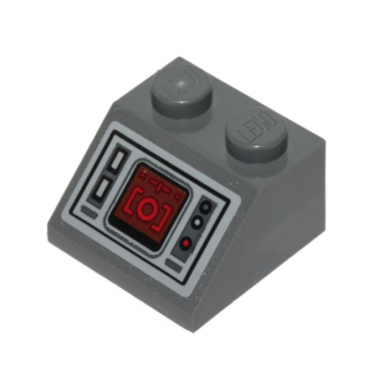 Slope 45 2 x 2 with SW AT-ST Control Panel Pattern (Sticker) - Set 75254