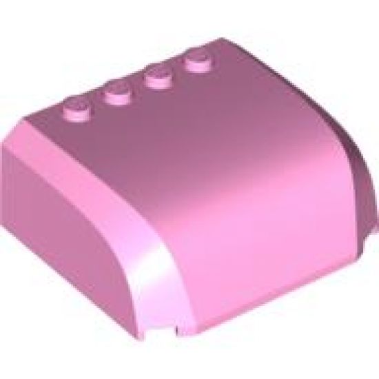 Windscreen 5 x 6 x 2 Curved Top Canopy with 4 Studs