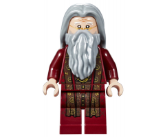 Albus Dumbledore, Dark Red Robe, Light Bluish Gray Hair