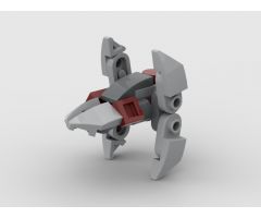 micro scale v wing starfighter