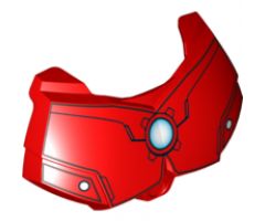 Large Figure Part Chest Armor Small with Iron Man Reactor Pattern
