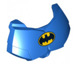 Large Figure Part Chest Armor Small with Batman Logo Pattern