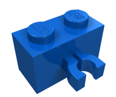 Brick, Modified 1 x 2 with Clip (Vertical Grip)