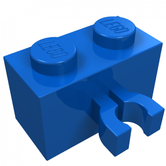 Brick, Modified 1 x 2 with Clip (Vertical Grip)