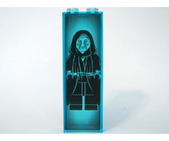 Brick 1 x 2 x 5 with Emperor Palpatine Pattern on Both Sides (Stickers) - Set 6211