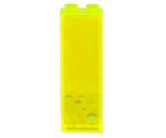 Brick 1 x 2 x 5 with Lime Bubbles Pattern Model Left Side (Sticker) - Set 79119