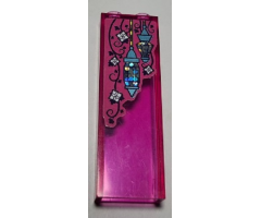 Brick 1 x 2 x 5 with 2 Hanging Lamps and Vines Pattern (Sticker) - Set 41161