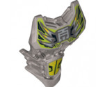 Large Figure Part Torso with Bionicle Lime and Yellow Pattern