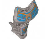 Large Figure Part Torso with Bionicle Dark Azure and Orange Pattern