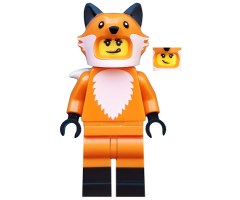 Fox Costume Girl, Series 19 (Minifigure Only without Stand and Accessories)