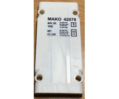 Technic, Panel Plate 5 x 11 x 1 with 'MAKO42078' Horizontally Printed, Right Door Pattern (Sticker) - Set 42078