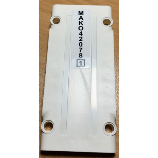 Technic, Panel Plate 5 x 11 x 1 with 'MAKO420781' Vertically Printed Pattern (Sticker) - Set 42078