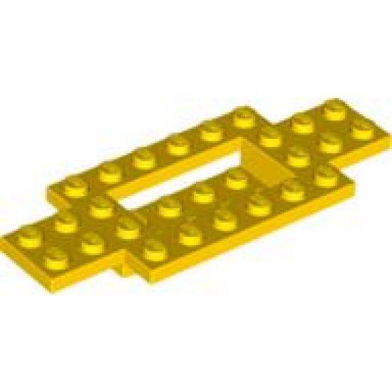 Vehicle, Base 4 x 10 x 2/3 with 4 x 2 Recessed Center with Smooth Underside