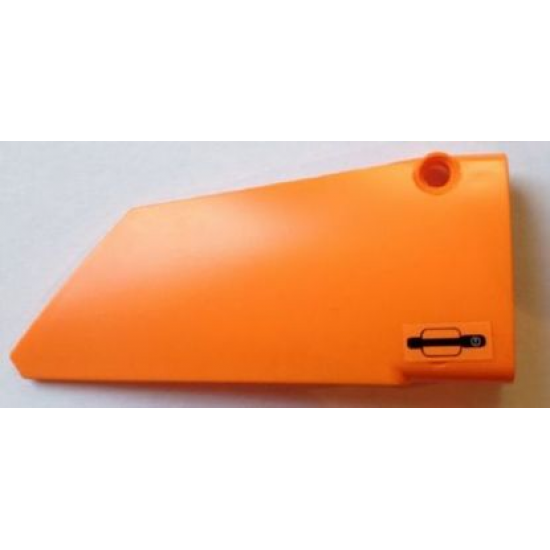 Technic, Panel Fairing #18 Large Smooth, Side B with Door Handle Pattern (Sticker) - Set 8110