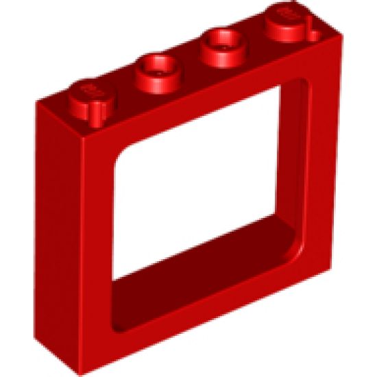 Window 1 x 4 x 3 Train - 2 Hollow Studs and 2 Solid Studs