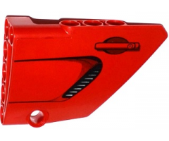 Technic, Panel Fairing #14 Large Short Smooth, Side B with Air Intake and Door Handle Pattern (Sticker) - Set 8070