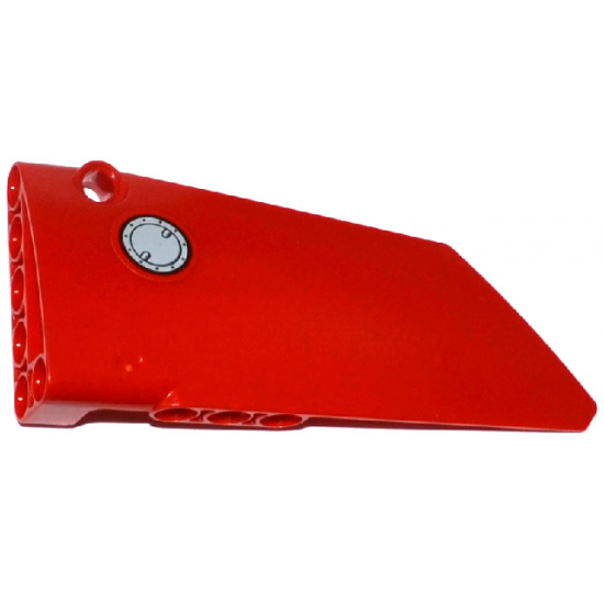 Technic, Panel Fairing #17 Large Smooth, Side A with Filler Cap Pattern (Sticker) - Set 8070