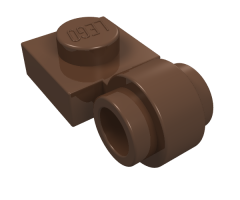 Plate, Modified 1 x 1 with Light Attachment - Thick Ring
