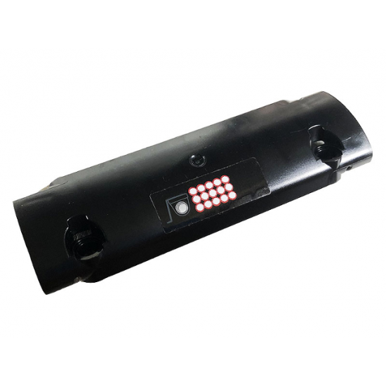 Technic, Panel Curved 11 x 3 with 15 White Dots with Red Outlines and Backup Camera Pattern (Sticker) - Set 42096
