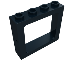 Window 1 x 4 x 3 Train - Hollow Studs