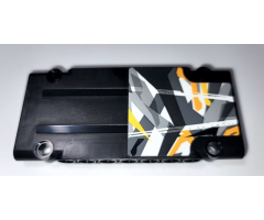Technic, Panel Plate 5 x 11 x 1 with White, Yellows and Grays Stone Background Pattern (Sticker) - Set 42069