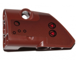 Technic, Panel Fairing # 1 Small Smooth Short, Side A with Black Circles and Red Triangles Pattern (Sticker) - Set 75532