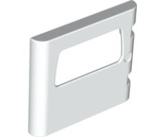 Duplo, Building Door / Window Pane 1 x 4 x 3 with One Pane and Rounded Sides