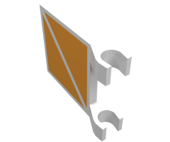 Flag 2 x 2 Square with Diver Stripe Pattern