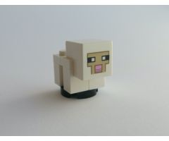 Minecraft Sheep, Lamb, White Legs - Brick Built