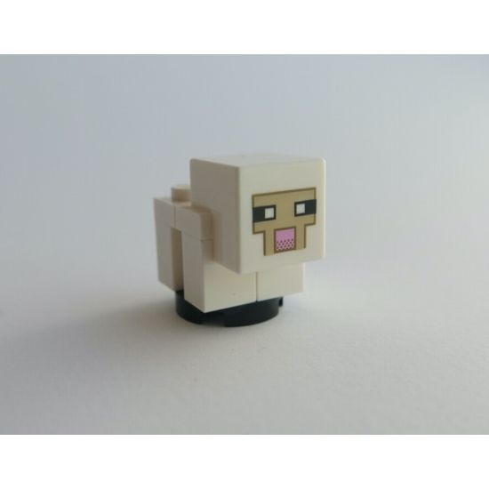 Minecraft Sheep, Lamb, White Legs - Brick Built