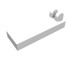 Hinge Tile 1 x 2 1/2 with 2 Fingers on Top