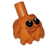 Hermit Crab, Bar on Back with Black Eyes Pattern