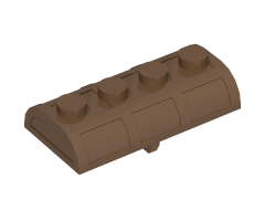 Container Treasure Chest Lid - Thin Hinge
