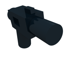 Minifigure, Weapon Gun, Blaster Small DC-17 (SW)