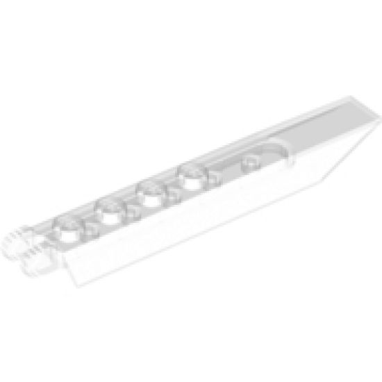 Hinge Plate 1 x 8 with Angled Side Extensions, 9 Teeth and Rounded Plate Underside