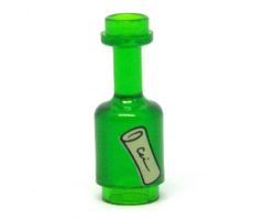 Minifigure, Utensil Bottle with Tan Paper Roll Pattern