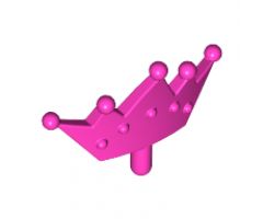 Minifigure, Headgear Accessory Crown Tiara, 5 Points, Rounded Ends