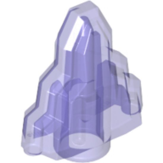 Rock 1 x 2 Crystal Stepped