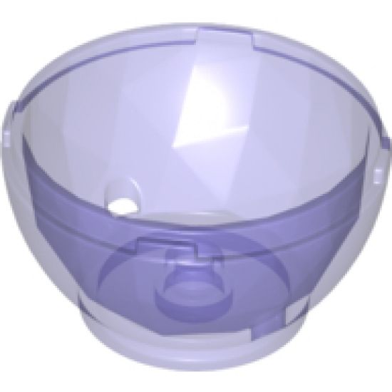 Container Faceted, 4 x 4 x 1 2/3, Dragon Egg Bottom