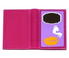 Minifigure, Utensil Book 2 x 3 with Cooking Pot and Steam Pattern (Sticker) - Set 41054