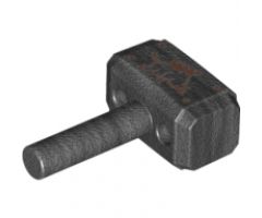 Minifigure, Utensil Tool Sledgehammer (Mjolnir) with 4 Copper Rivets and Razorback on Both Sides Pattern