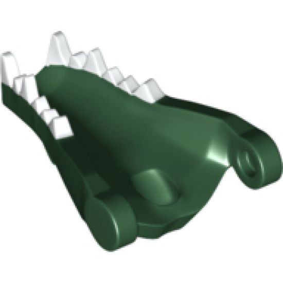 Animal, Body Part Dragon Head (Fantasy Era / Castle) Lower Jaw with White Teeth Pattern