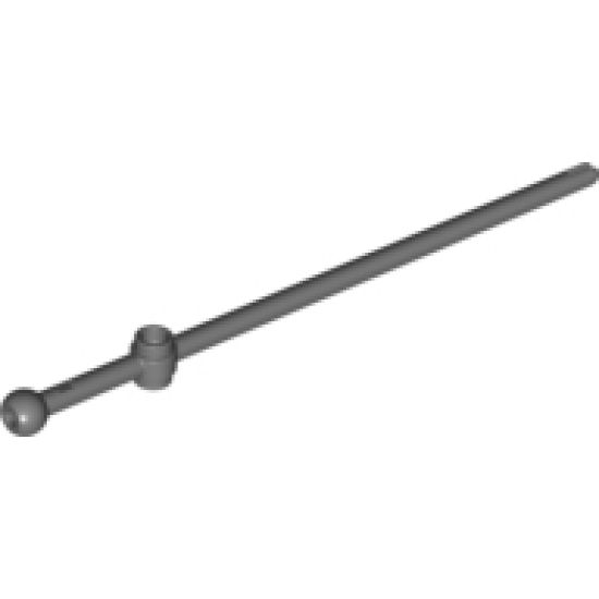 Bar 12L with Open Stud, Tow Ball, and Slit (Boat Mast)
