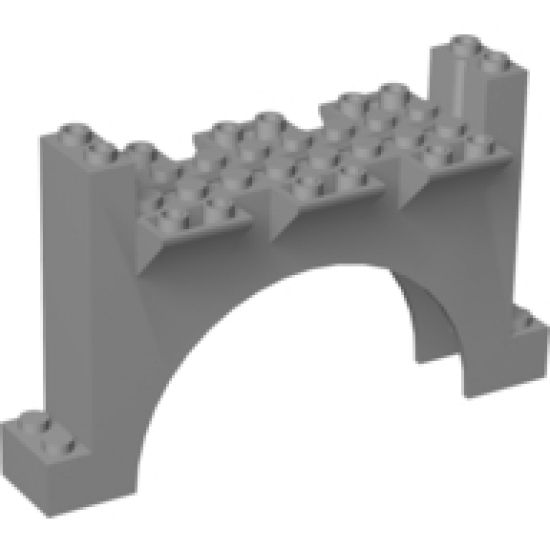 Arch 4 x 12 x 6 Wall with Grooves