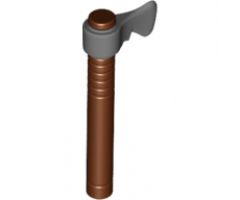 Minifigure, Weapon Tomahawk with Flat Silver Blade