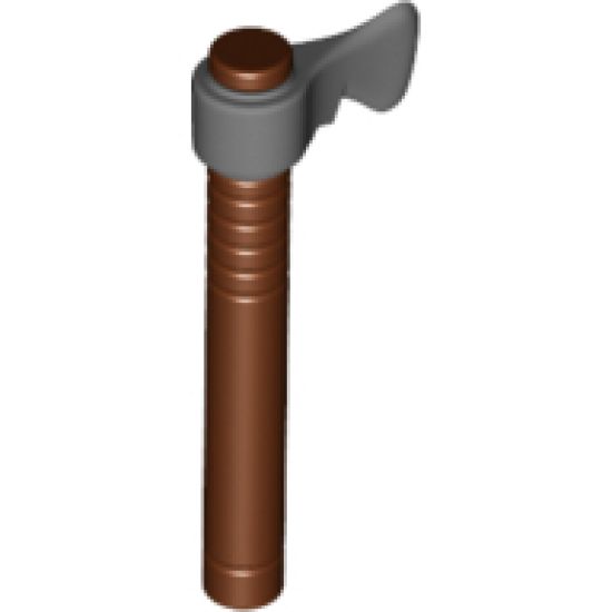 Minifigure, Weapon Tomahawk with Flat Silver Blade
