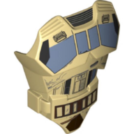 Large Figure Part Torso with SW Scarif Trooper Armor Pattern