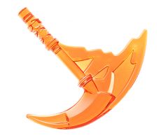 Minifigure, Weapon Sickle with Trailing Energy Effect